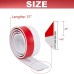 Door Draft Stopper Under Door Draft Blocker Insulator Door Sweep Weather Stripping Noise Stopper Strong Adhesive 39 Length 1M