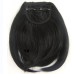 Clip in Bangs Air Bangs Real Hair Extensions Wispy Bangs Thin Fringe Hair Pieces Natural Fringe with Temples 1Piece Hairpieces for Women Girls