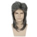 Synthetic Wig Curly Asymmetrical Machine Made Wig Long A1 Synthetic Hair Men's Cosplay Soft Party Gray