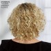 Coveted Curly Wig with Monofilament Part and Sultry Spirals / Multi-Tonal Shades of Blonde Silver Brown and Red