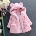 Kids Girls' Winter Coat Solid Color Active School Coat Outerwear 2-8 Years Fall Black White Pink