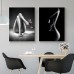 People Wall Art Canvas Sexy Nude Women Prints Painting Artwork Picture Cigarett Red Wine Figure Home Decoration Décor Rolled Canvas No Frame Unframed