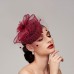 Feathers / Net Fascinators / Hats / Headpiece with Feather / Cap / Flower 1 PC Wedding / Horse Race / Ladies Day Headpiece