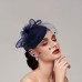 Feathers / Net Fascinators / Hats / Headpiece with Feather / Cap / Flower 1 PC Wedding / Horse Race / Ladies Day Headpiece