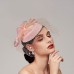 Feathers / Net Fascinators / Hats / Headpiece with Feather / Cap / Flower 1 PC Wedding / Horse Race / Ladies Day Headpiece