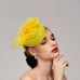 Feathers / Net Fascinators / Hats / Headpiece with Feather / Cap / Flower 1 PC Wedding / Horse Race / Ladies Day Headpiece