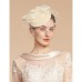 Feathers / Net Fascinators / Hats / Headpiece with Feather / Cap / Flower 1 PC Wedding / Horse Race / Ladies Day Headpiece