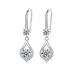 Women's Drop Earrings Fine Jewelry Classic Drop Stylish Simple S925 Sterling Silver Earrings Jewelry Navy / White For Gift Festival 1 Pair