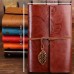 A6 Leather Loose-Leaf Book Leaf Notebook Strap Notepad Portable Book Travel Handbook Sub-Business Record