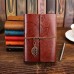 A6 Leather Loose-Leaf Book Leaf Notebook Strap Notepad Portable Book Travel Handbook Sub-Business Record