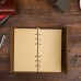 A6 Leather Loose-Leaf Book Leaf Notebook Strap Notepad Portable Book Travel Handbook Sub-Business Record