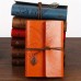 A6 Leather Loose-Leaf Book Leaf Notebook Strap Notepad Portable Book Travel Handbook Sub-Business Record