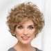 WhisperLite Wig Short Volume-Rich Layers Of Soft Feathery Waves/Multi-tonal Shades of Blonde Silver Brown and Red