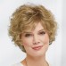 WhisperLite Wig Short Volume-Rich Layers Of Soft Feathery Waves/Multi-tonal Shades of Blonde Silver Brown and Red