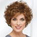 WhisperLite Wig Short Volume-Rich Layers Of Soft Feathery Waves/Multi-tonal Shades of Blonde Silver Brown and Red