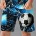 Boys 3D Graphic Football T-shirt & Shorts T-shirt Set Clothing Set Short Sleeve 3D prints Summer Spring Active Sports Fashion Polyester Kids 3-13 Years Outdoor Street Vacation Regular Fit