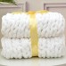 Handmade Coarse Woolen Woven Blanket, Coarse Chenille Knitted Blanket, Woolen Blanket, Sofa Cover Blanket Minky Huas Blanket