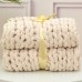 Handmade Coarse Woolen Woven Blanket, Coarse Chenille Knitted Blanket, Woolen Blanket, Sofa Cover Blanket Minky Huas Blanket