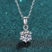 Necklace Zircon Silver Women's Fashion Personalized Sweet Classic Cool Lovely Geometric Necklace For Party Gift