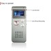 New Portable Rechargeable 8GB Digital Audio Voice Recorder Dictaphone MP3 Player