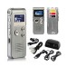 New Portable Rechargeable 8GB Digital Audio Voice Recorder Dictaphone MP3 Player