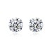 Women's Clear Moissanite Stud Earrings Fine Jewelry Classic Precious Stylish Simple S925 Sterling Silver Earrings Jewelry Silver For Wedding Party 1 Pair