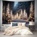 Forest Hanging Tapestry Wall Art Large Tapestry Mural Decor Photograph Backdrop Blanket Curtain Home Bedroom Living Room Decoration