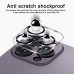 3 Pack Camera Lens Protector For Apple iPhone 15 Pro Max Plus iPhone 14 Pro Max iPhone 13 iPhone 12 iPhone 11 Tempered Glass 9H Hardness High Definition Scratch Proof