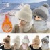 Women's Cycling Windproof Scarf Hat, Winter Windproof Hat, Thicken Warm Cycling Cap Thermal Neck Warmer