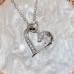 Necklace Zircon Copper Women's Fashion Modern Classic Heart Cool Geometric Necklace For Wedding Gift