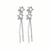 Women's Drop Earrings Fine Jewelry Tassel Fringe Star Precious Stylish Simple Earrings Jewelry Rainbow For Wedding Party 1 Pair