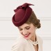 Kentucky Derby Hats Wool Wedding Special Occasion Vintage With Bowknot Headpiece Headwear Horse Race Melbourne Cup