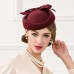 Kentucky Derby Hats Wool Wedding Special Occasion Vintage With Bowknot Headpiece Headwear Horse Race Melbourne Cup