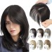 Hair Toppers for Women Adding Hair Volume Topper with Bangs 12 Inch Synthetic Invisible Clips in Hair Pieces with Thinning Hair Natural Looking Topper Hair Extension for Daily Use