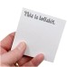 Funny Sticky NoteGift, What The Fucks Sticky Notepad Novelty Notepads, Funny Sassy Rude Desk Accessory Gifts for Friends, Co-Workers, Boss