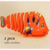 Pet Cat Toy Spring Swinging Fish Hair Fish Interactive Fun Cat Plastic Toy