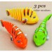 Pet Cat Toy Spring Swinging Fish Hair Fish Interactive Fun Cat Plastic Toy