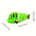 Pet Cat Toy Spring Swinging Fish Hair Fish Interactive Fun Cat Plastic Toy