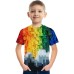 Kids Boys' T shirt Tee Short Sleeve Graphic 3D Print Kid Top Optical Illusion Daily Outdoor Active Streetwear Sports Summer Tee 3-12 Years