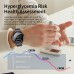 Imsoi Blood lipid Uric Acid Blood Glucose ECG Blood Pressure Health Smart Watch Temperature Monitoring Pedometer Call Reminder Compatible with Android iOS Women Men Waterproof