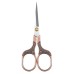 Plum Scissors Stainless Steel Household Scissors Office Stationery Scissors Handmade Paper-Cut Thread Scissors Retro Embroidery Scissors