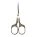 Plum Scissors Stainless Steel Household Scissors Office Stationery Scissors Handmade Paper-Cut Thread Scissors Retro Embroidery Scissors