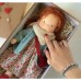 Cotton Body Waldorf Doll Doll Artist Handmade Mini Dress Up Doll Diy（Accessory bear not included）