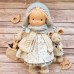 Cotton Body Waldorf Doll Doll Artist Handmade Mini Dress Up Doll Diy（Accessory bear not included）