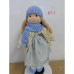 Cotton Body Waldorf Doll Doll Artist Handmade Mini Dress Up Doll Diy（Accessory bear not included）