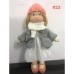 Cotton Body Waldorf Doll Doll Artist Handmade Mini Dress Up Doll Diy（Accessory bear not included）