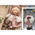 Cotton Body Waldorf Doll Doll Artist Handmade Mini Dress Up Doll Diy（Accessory bear not included）