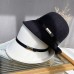 Hats Headwear Polyester Bowler / Cloche Hat Bucket Hat Fedora Hat Casual Holiday Elegant With Pure Color Splicing Headpiece Headwear