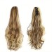 22 Inch Claw Clip In Wavy Ponytail Extension Synthetic Fiber Hair Piece Long Wavy Ponytail Extensions For Women Girls