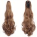 22 Inch Claw Clip In Wavy Ponytail Extension Synthetic Fiber Hair Piece Long Wavy Ponytail Extensions For Women Girls